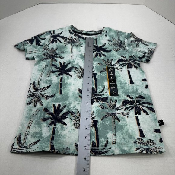 Art Class Boy's Size Small 6-7 Tee Shirt Short Sleeve Palm Trees Green New - Picture 12 of 13